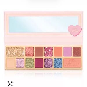 Too Faced Eyeshadow Palette - Glitter Gold, Pink, and Purple